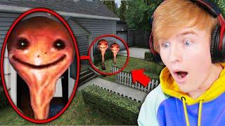 If You See RED CREATURE Outside Your House, RUN AWAY FAST!! (Trevor Henderson)