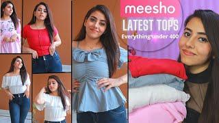 meesho Trendy tops haul under ₹400 | Vanya singh