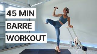 45MIN BARRE Workout Full Body