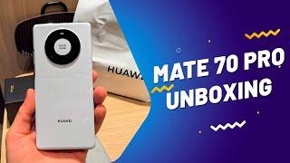 Huawei Mate 70 Pro Immersive Unboxing -  The Ultimate AI King!