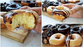 No Yeast Donut Recipe | No Knead Donuts with Easy 2 Ingredient Glaze