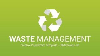 Waste Management PowerPoint Template and Infographics for Presentations