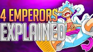 The Four Emperors Explained | One Piece