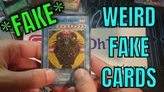 WEIRD FAKE Yu-Gi-Oh Cards! YuGiOh COUNTERFEIT Card Friday! KNOCK OFF Dark Black Magician of Chaos