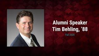 Tim Behling, Alumni Speaker | Couch Commencement Fall 2020