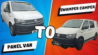 VW Transporter Conversion T6-Panel Van to Swamper Camper and ATOTO A6 Review