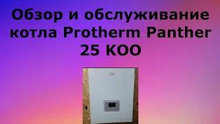 Обзор и обслуживание котла Protherm Panther 25 KOO