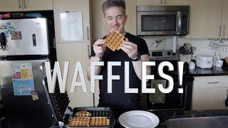 WAFFLES! From FRESHLY MILLED Organic Soft White Wheat Flour!