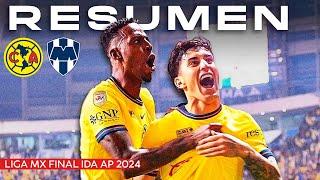 Resumen America vs Monterrey 2-1 / Final Ida Liga MX Apertura 2024