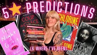 reading my horror 5 star predictions ⭐️ (I'm back! with a health update)