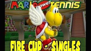 Mario Power Tennis (GCN) - Fire Cup (Singles) - Koopa Paratroopa
