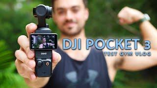 DJI Osmo Pocket 3 Unboxing + Test Gym Vlog  | Push/Chest Day