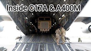 Inside a C17A Globemaster & Airbus A400M + Rare Qatar Airways C17 + Lockheed U2 Spy Plane at RIAT