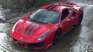 2018 Ferrari 488 Pista with 710hp in Zürich l Start up l Revs l Epic Sound!