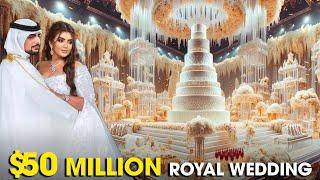 Royal Wedding: Inside $50 Million Dazzling Wedding of Dubai's Princess | Billionaire Dynasty