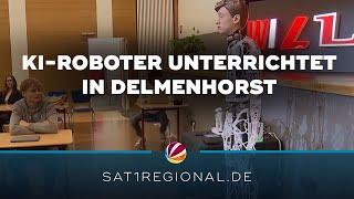 KI-Roboter gibt Unterricht an Gymnasium in Delmenhorst