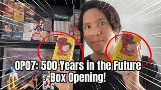 Opening the NEW OP07 500 Years in the Future Booster box! [One Piece TCG]