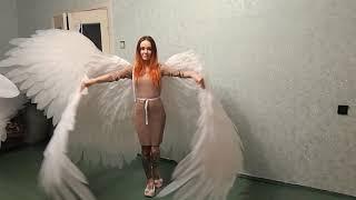 Крылья ангела для танцев и фотосессий  #ЛисьяМастерская