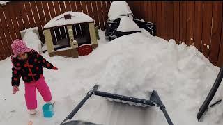 Shoveling Snow in January