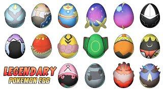 All Legendary Pokemon Egg with pokedex !