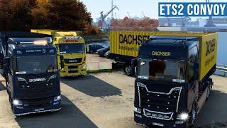 ETS2 CONVOY - Die Überfahrt mit der FÄHRE [1961] EURO TRUCK SIMULATOR 2