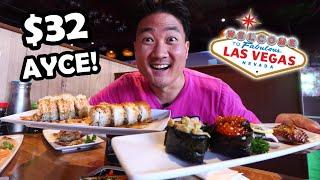 $32 ALL YOU CAN EAT SUSHI in Las Vegas - It's SUSHI TIME!