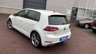 English Review VW Golf R-Line 2019 Oryx White Pearl 18 inch Sebring inside & outside