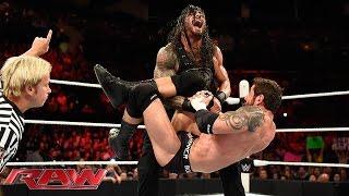 Roman Reigns vs. King Barrett: Raw, June 1, 2015