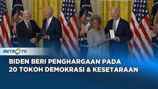 Biden Anugerahi Medali Pahlawan Demokrasi ke Cheney dan Thompson