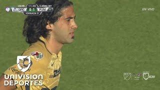 Matías Britos adelantó 1-0 a Pumas sobre Gallos