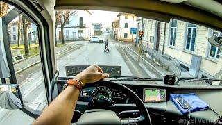 POV truck Driving VOLVO FH 500 Corana to Casei  ITALY 