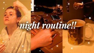 cozy night routine  ⭐️🪐 (aesthetic, relaxing night vlog)