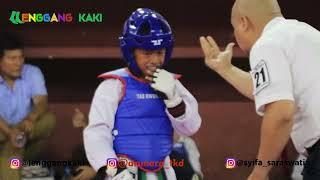 Sodok Kepala Terus Sampai Pusing, Pra Cadet Prestasi Liga Taekwondo DKI 5