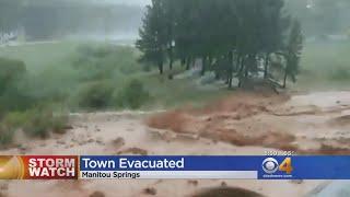 Manitou Springs Evacuated Due To Flooding