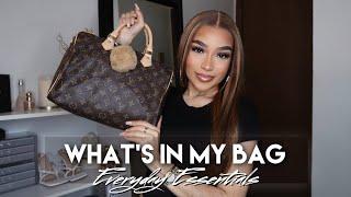 WHATS IN MY BAG ? | Louis Vuitton Speedy 30 | Everyday Essentials