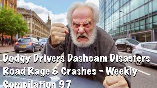 Dodgy Drivers Dashcam Disasters Road Rage & Crashes - Weekly Compilation 97 | With TEXT Commentary