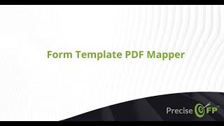 Form Template PDF Mapper