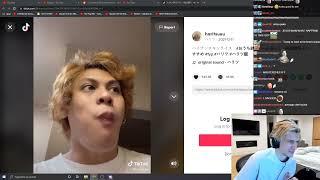 xQc is Shocked by Japanese man cooking Chicken