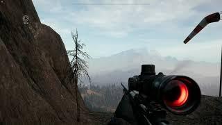 A paranormal place where music plays in the mountains of Far Cry 5 (yeti listens to music)