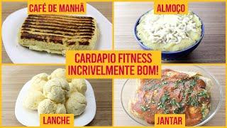 CARDÁPIO FITNESS FÁCIL! | Café da Manhã, Almoço, Lanche da Tarde e Jantar Saudáveis!