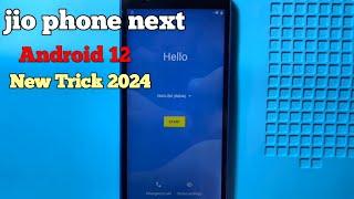 JioPhone Next Frp bypass android 12 google Account remove without pc working methods 2024