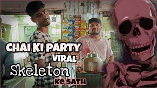 Tea Party With Viral SkeletOn  || Viral SkeletOn || JiGz Vlogger