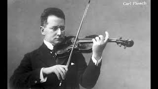 Carl Flesch (violin) - Prayer 'Vouchsafe, O Lord' ('Te Deum,' HWV 283 - Handel-Flesch) (1928)