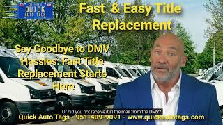 How to Replace a Lost Car Title