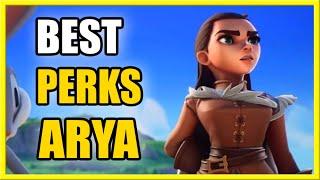 Best Perks for ARYA Stark in MultiVersus for ATTACKS (Building Tutorial)