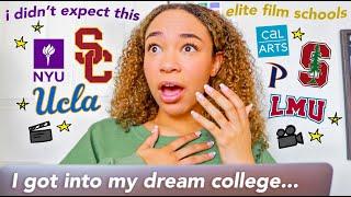 College Decision Reactions 2022! *FILM SCHOOL EDITION* (USC, NYU, UCLA + Where I'm Attending!)