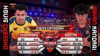 Dheeraj Singh vs Aryan Kandari | Kiraak Hyderabad vs Rohtak Rowdies | Full Match | 2024