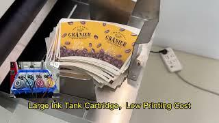 Ink Tank Style Digital printing machine for paper cup fan