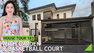 Modern House with Garden and Basket Ball Court. House Tour 183