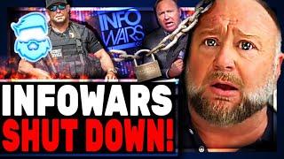 Alex Jones SHUT DOWN By Feds! Sleeping In Office To Fend Off Total InfoWars Shutdown!